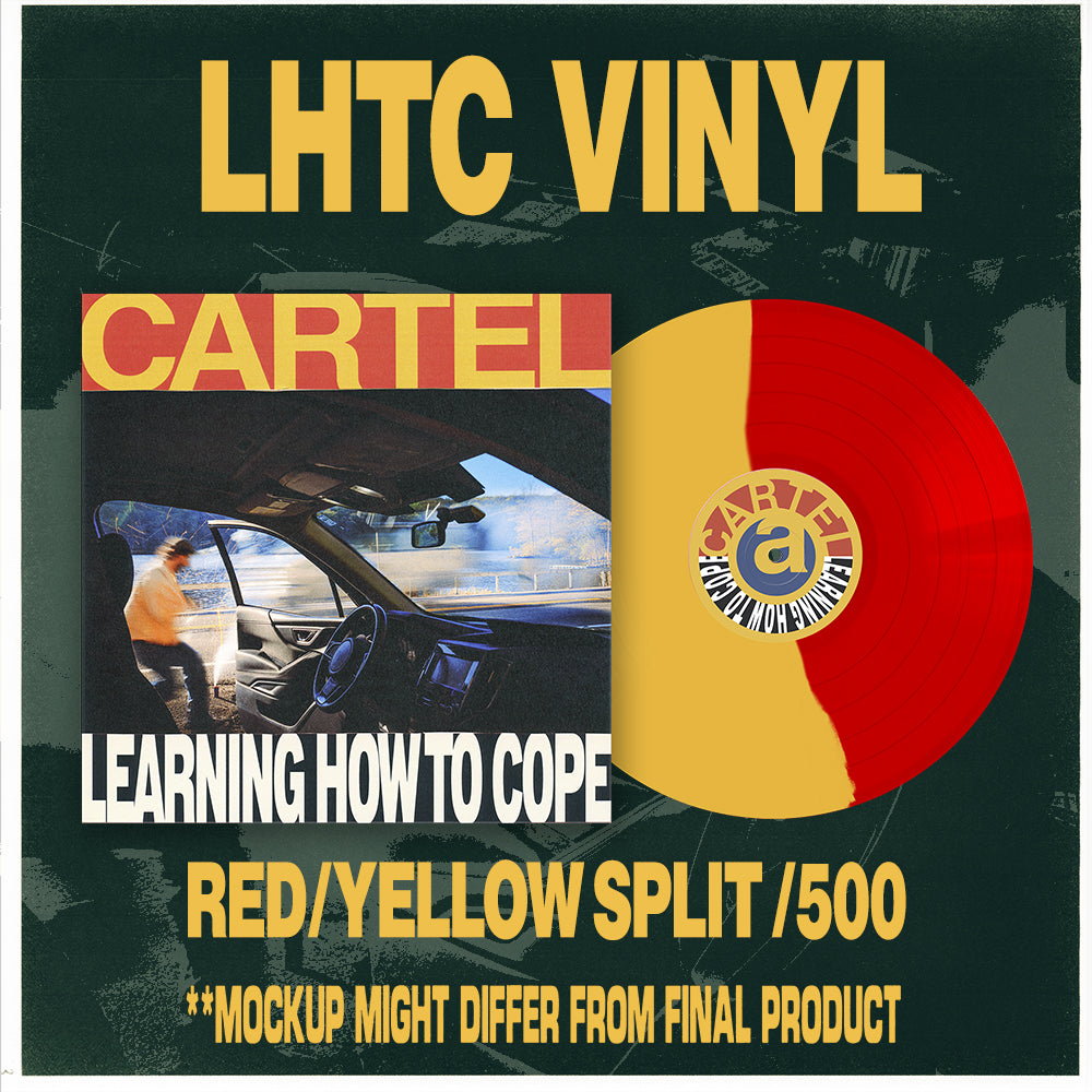 CARTEL - LEARNING HOW TO COPE - VINYL (RED/YELLOW SPLIT) /500 (PRE