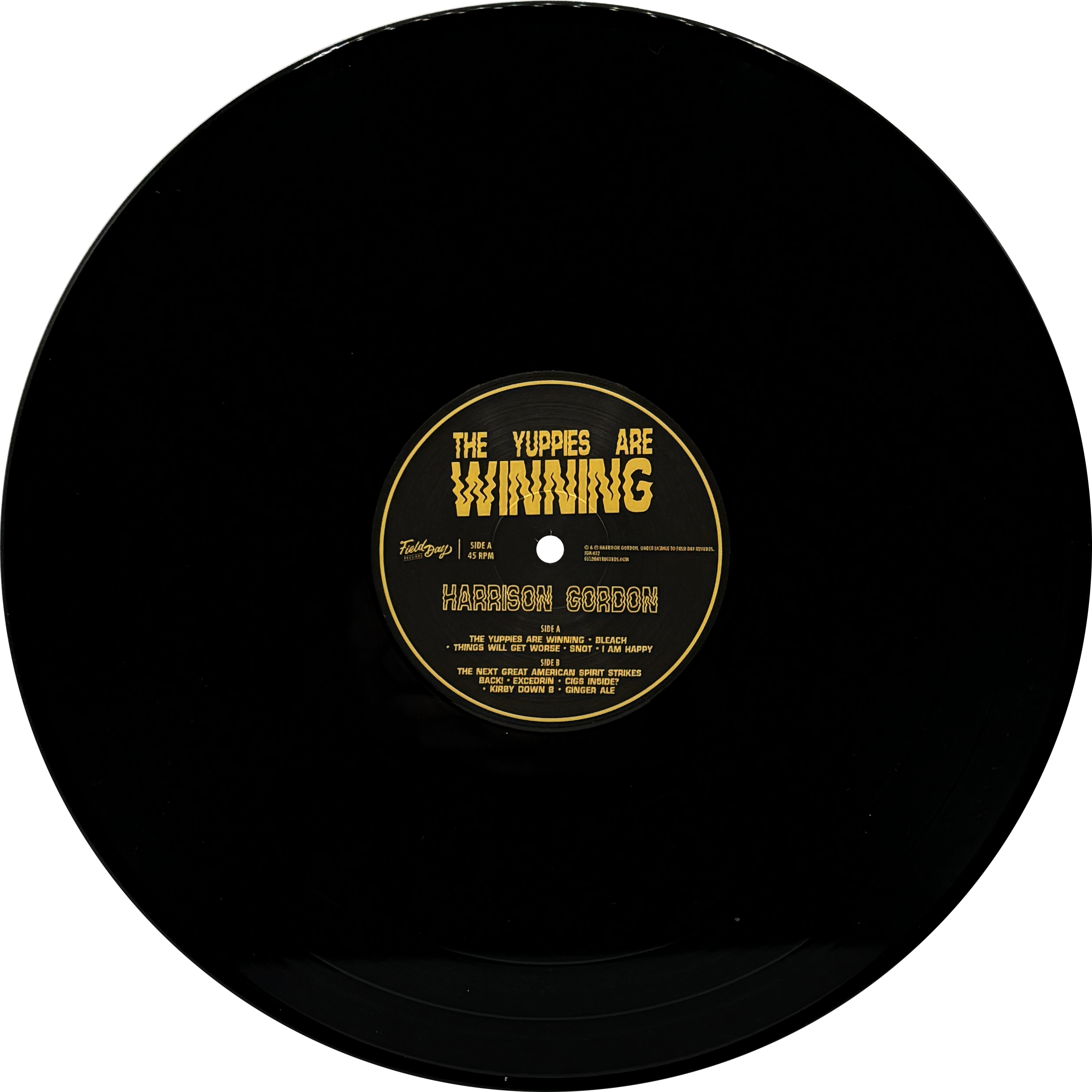 Harrison Gordon - The Yuppies are Winning (Vinyl) - BACK IN STOCK Harrison Gordon - The Yuppies are Winning (Vinyl) - BACK IN STOCK
